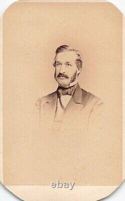 Photo CDV de 1863 d'Alexander Henry, maire de Philadelphie, en Pennsylvanie, à l'époque de la guerre civile.
