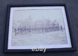 Photo original rare de la 30e infanterie de Pennsylvanie pendant la guerre civile