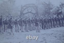 Photo original rare de la 30e infanterie de Pennsylvanie pendant la guerre civile