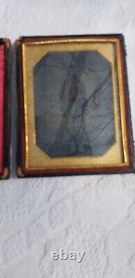 Rare 76e PA Keystone Zouave Tintype teinté 1862/3, 3 5/8 de haut x 2 5/8 de large