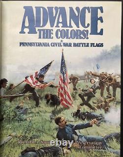Richard A Sauers / Faire avancer les couleurs Pennsylvanie Drapeaux de bataille de la guerre civile 2 1re