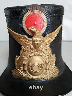 Shako d'infanterie de la Guerre Civile modèle Chasseur Fédéral