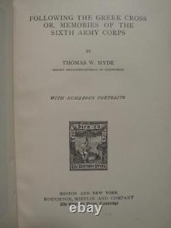 Sixième Corps d'Armée Suivant la Croix Grecque Première Édition 1894 Guerre Civile