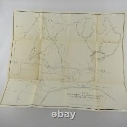 Titre traduit en français : Lot de livres sur la Guerre civile de l'ère de Chickamauga Chattanooga avec carte de 1895 du parc militaire de TN.